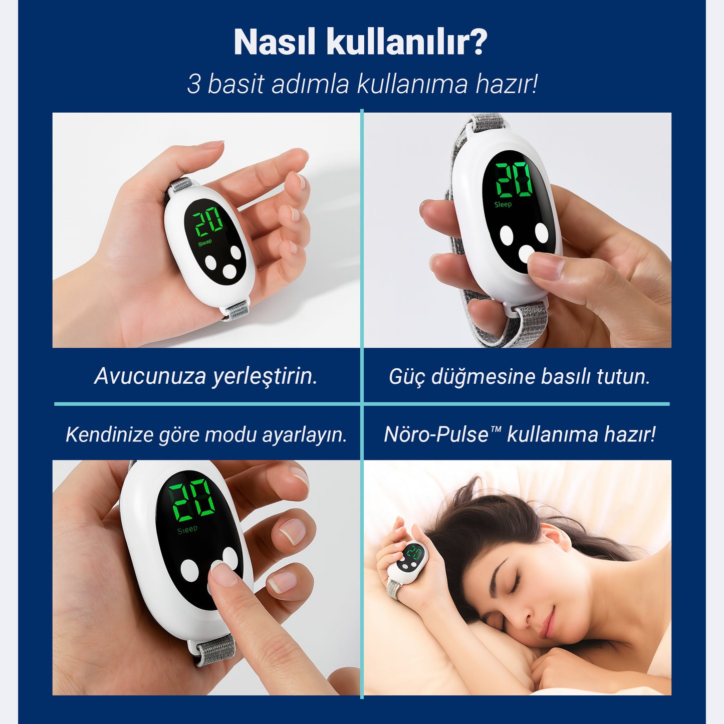 Nöro-Pulse™ : Akıllı Uyku Cihazı